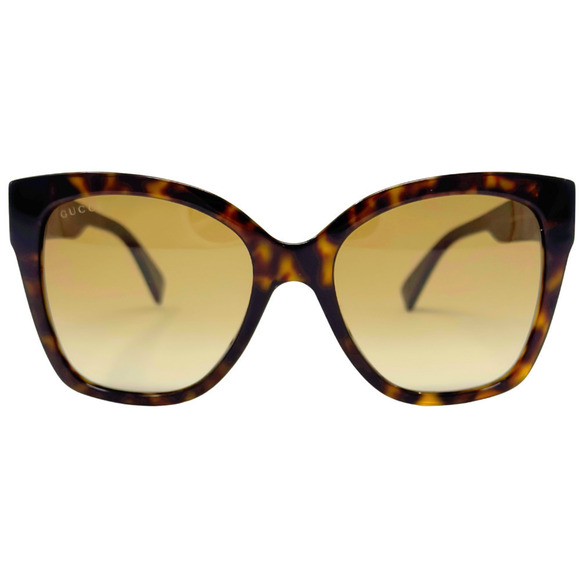 NWOT‎ Gucci LOGO Red Green Ophidia Oversize Square Sunglasses Brown Lenses - Picture 3 of 14